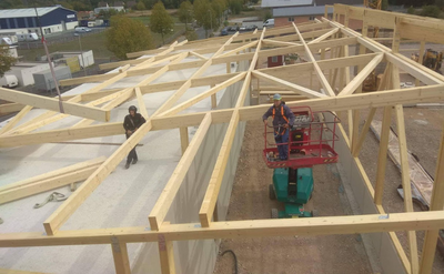 drevená montovaná hala