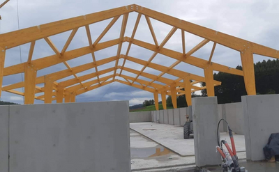 stavba montovanej haly